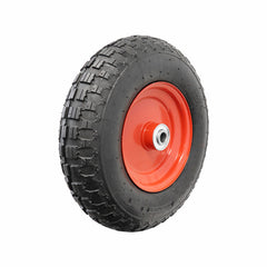 EHI - 4.00-8 Red Steel Pneumatic 20mm Bearing | CPW4.00-8PS20C