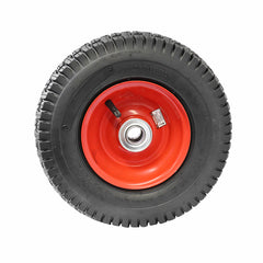 EHI - 5.00-6 Red Steel Pneumatic 5/8 Bearing 4ply | CPW5.00-6PS5/8C