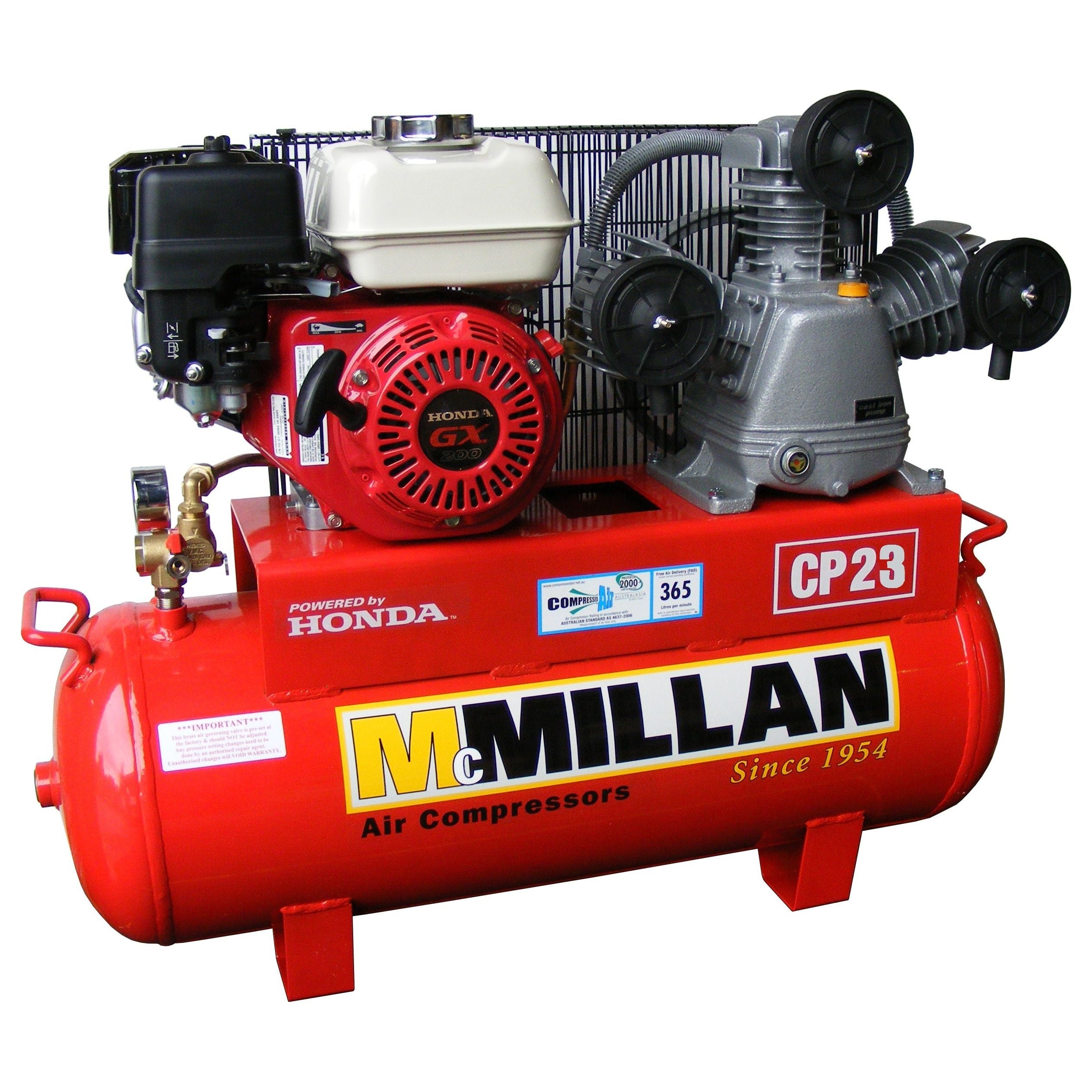 MCMillan - Ute Pack Series 6.5Hp, Honda GX200 petrol | CP 23S