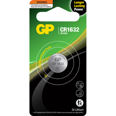 Powercell - GP 3V 1632 Lithium Coin Cell Card of 1 | CR1632C1
