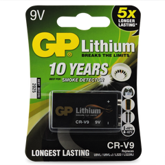 Powercell - GP 9.0V 1100mAh 9V Lithium Battery - Card of 1 | CR9VC1