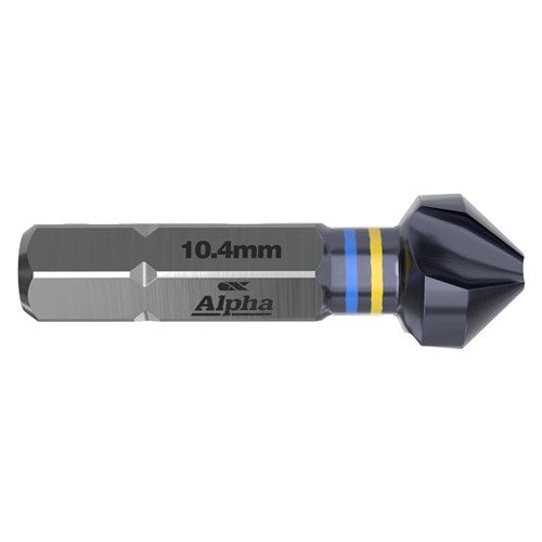 Alpha 2.8 - 12.4mm Onsite Plus Multi-Use 90 Degree Countersink - 3 Flute
