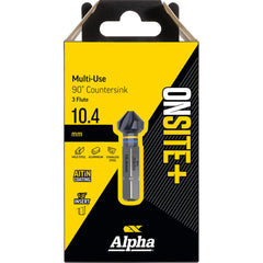 Alpha - 2.5 - 10.4mm Onsite Plus Multi-Use 90 Degree Countersink - 3 Flute