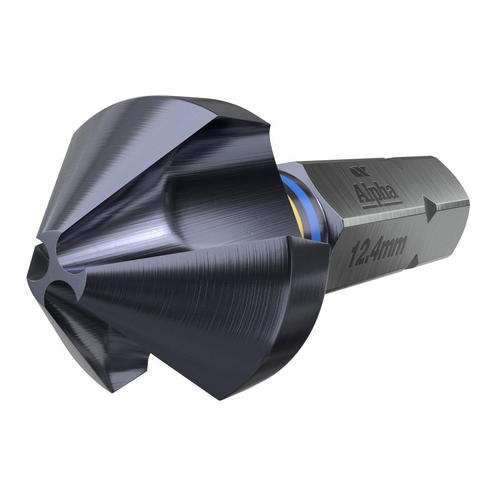 Alpha - 2.8 - 12.4mm Onsite Plus Multi-Use 90 Degree Countersink - 3 Flute