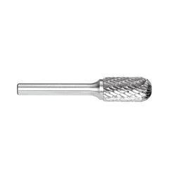 1/2in Cylindrical Ball Nose Carbide Burr Carded