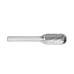 1/2in Cylindrical Ball Nose Carbide Burr Carded