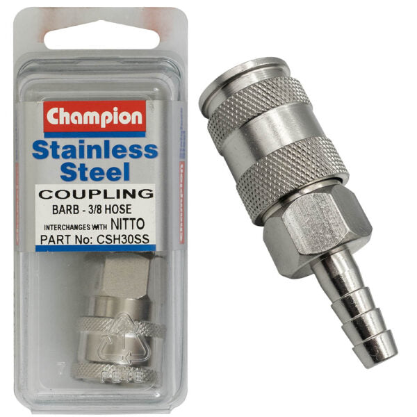 Csh 30 Champion - Hose Barb Coupling-3/8