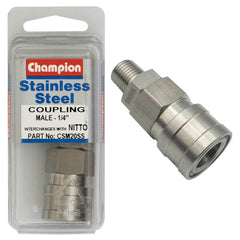 Champion - Male Coupling - 1/4" - 304/a2 | CSM20SS