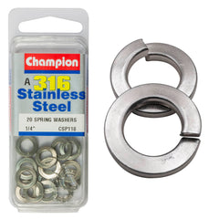 Champion - SPRING WASHERS-STAINLESS STEEL-6mm-316/A4 | CSP118