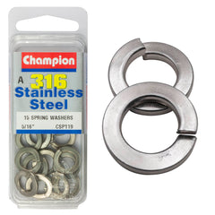 Champion - SPRING WASHERS-STAINLESS STEEL-8mm-316/A4 | CSP119