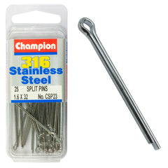 Champion - Split Pins Stainless Steel 1.6 x 32mm - 316/a4 | CSP23