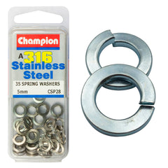 Champion - Spring Washers Stainless Steel 5mm - 316/a4 | CSP28