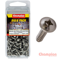 Champion - 3.5MM X 9.5MM STAINLESS MUSHROOM HEAD SELF-TAPPING SCREWS | CST401