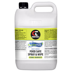 Chemtools - Spray and Wipe, All Purpose, FOOD SAFE, 5L | CT-APCFS-5L