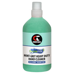 Chemtools - Hand Cleaner, Heavy Duty, 'Mint-Grit', 500ml Squeeze Bottle | CT-MHC-500ML