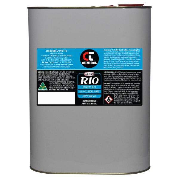 Shell R10 Oil Chemtools - R10 Penetrating Oil, Rust Breaking, 5L | CT () | Chemtools ...