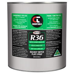 Chemtools - R36 Railway Switch Plate Spray - Brushable, 4L | CT-R36-4L