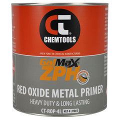Chemtools - Metal Primer, Red Oxide, ‘GalMax ZPH’, 4L | CT-ROP-4L