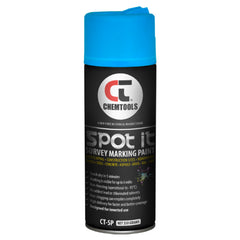 Chemtools - Spot & Survey Marking Paint, Fluro Blue, 350g Aerosol | CT-SP-350FB