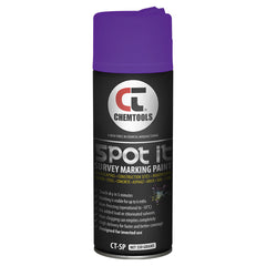 Chemtools - Spot & Survey Marking Paint, Purple, 350g Aerosol | CT-SP-350PL