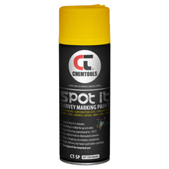 Chemtools - Spot & Survey Marking Paint, Yellow, 350g Aerosol | CT-SP-350YL