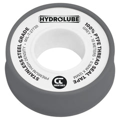 Chemtools - Thread Seal Tape, PTFE, 12mm, 10 Meter Spool, Grey (Stainless Steel Grade) | CT-TP12-10GY