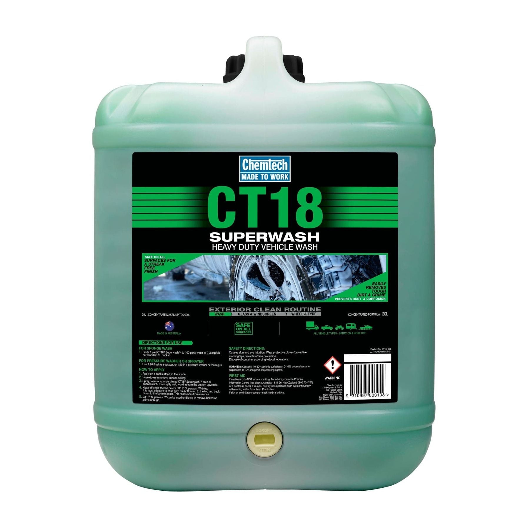 Chemtech - Ct18 Superwash 20l | CT18-20L