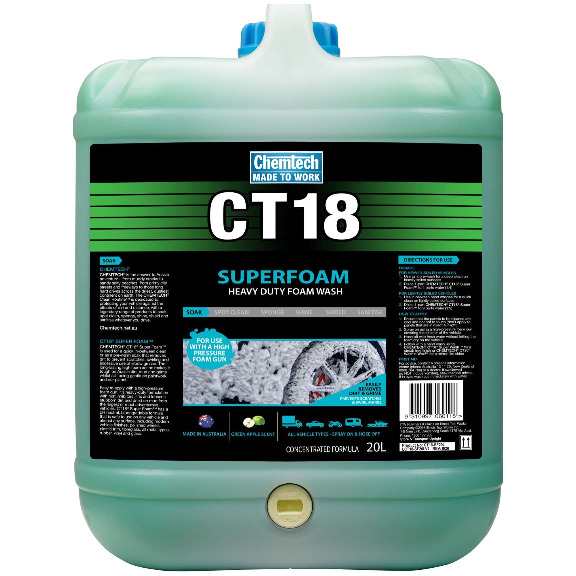 Chemtech - Ct18 Super Foam 20l | CT18-SF20L