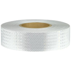 Uniform Safety Signs - 50mm x 3mtr - Class 1 Reflective Tape - White [CUT LENGTHS FROM 45.7 MTR ROLLS] | CT1W