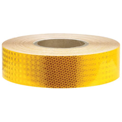 Uniform Safety Signs - 50mm x 3mtr - Class 1 Reflective Tape - Yellow [CUT LENGTHS FROM 45.7 MTR ROLLS] | CT1Y