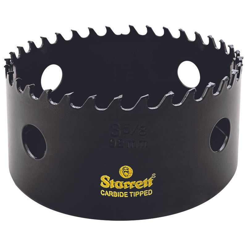 Starrett - Carbide Tipped Hole Saw  3-5/8in 92mm | CT358