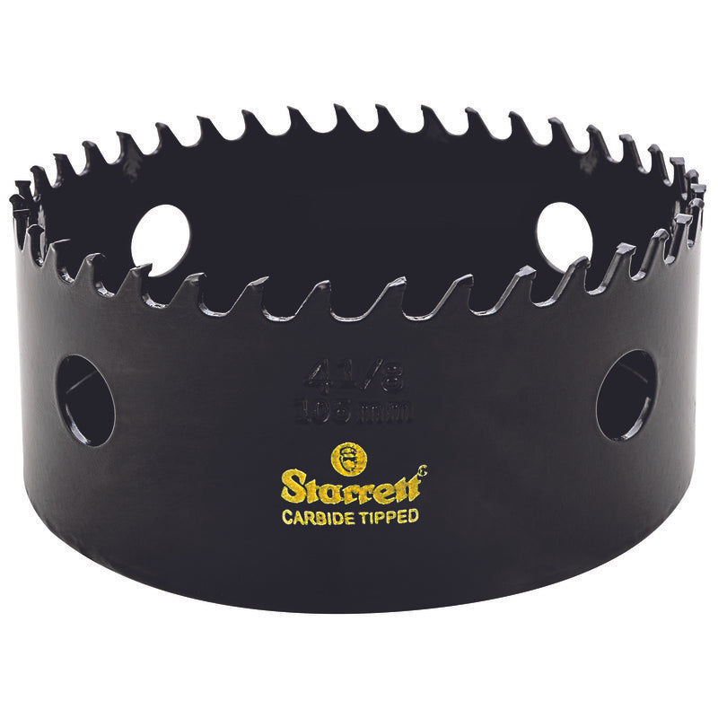 Starrett - Carbide Tipped Hole Saw  4-1/8in 105mm | CT418