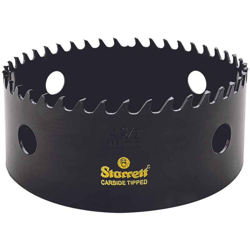 Starrett - Carbide Tipped Hole Saw  4-3/8in 111mm | CT438
