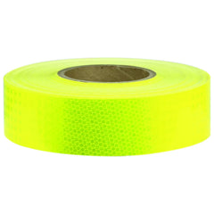 Uniform Safety Signs - 50mm x 45.7mtr - Class 1 Reflective Tape - Lime Green | CT5LG