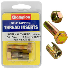 Champion - THREAD INSERTS SELF TAPPING M10x1.5mm | CTI-10
