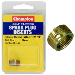 Champion - THREAD INSERTS-SELF TAPPING-SHORT-M14x1.25mm | CTI-140