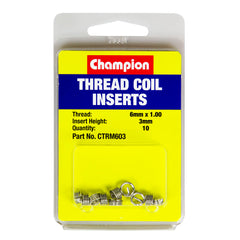 Champion - Thread Insert Refills - M6 x 1.00 3mm | CTRM603