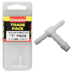 Champion - HOSE FITTING-REDUCING "T" PIECE-PLASTIC-3-4-3mm | CVC11