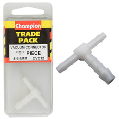Champion - HOSE FITTING-REDUCING "T" PIECE-PLASTIC-4-6-4mm | CVC12
