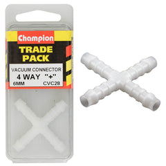 Champion - HOSE FITTING-4 WAY "X"-6mm | CVC28