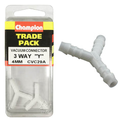 Champion - HOSE FITTING-EQUAL "Y" PIECE-4mm | CVC29A