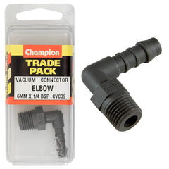Champion - HOSE FITTING-90° ELBOW-6mm x 1/4"-BSP | CVC39
