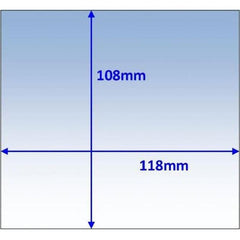Weldtronic - Lens Outer 118x108 Pk.5 (WH720S-3) | CL118108-5