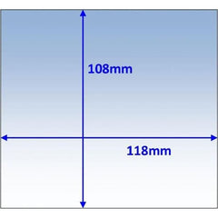 Weldtronic - Lens Outer 118x108 Pk.5 (WH720S-3) | CL118108-5