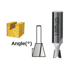Makita Router / Trimmer 17.9mm 90° V-Groove Tct Bit 2-Flute / 48mm O/Len 15.9mm W/Len - 1/4" Shaft | SKU D-15453