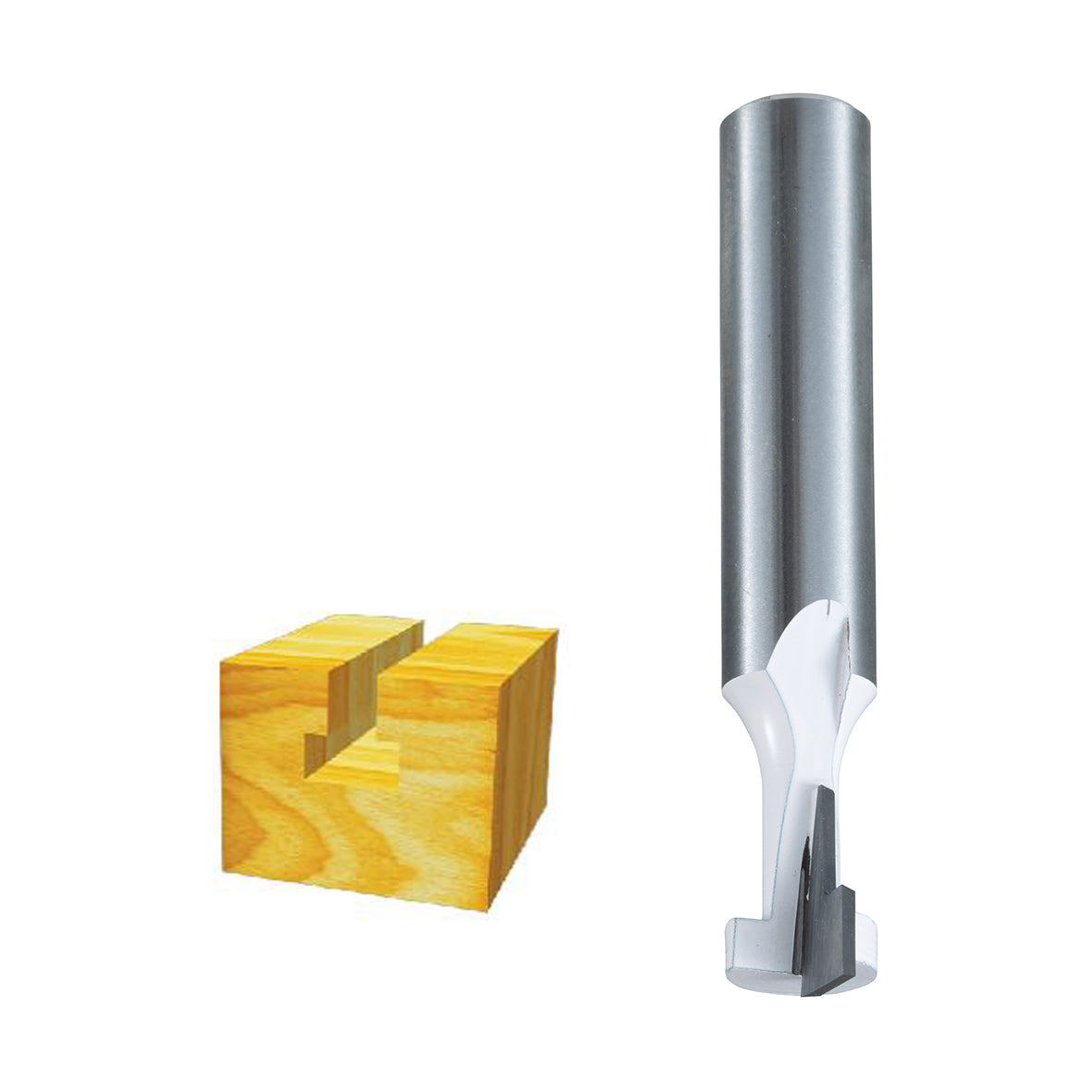 Makita Router / Trimmer 3/4" 19mm Top Bearing Flush Tct Bit / 63mm O/Len 25mm W/Len - 1/4" Shaft | SKU D-02076
