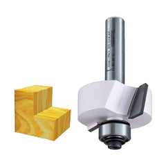 Makita Router / Trimmer 45°Chamfering Tct Bit / 45mm O/Len 12.7mm W/Len - 1/4" Shaft  | SKU  D-02478
