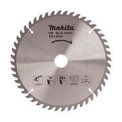 Makita - Standard TCT Saw Blade 235mm x 30/25mm x 48T | D-03931
