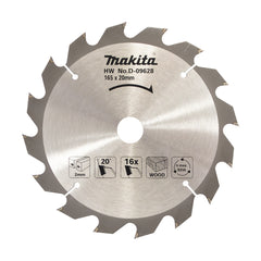 Makita - Standard TCT Saw Blade 165mm x 20mm x 16T | D-09628