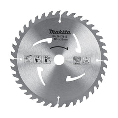 Makita - Standard TCT Saw Blade 185mm x 20mm x 40T | D-17843